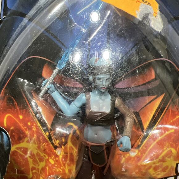 Star Wars Revenge Of The Sith Aayla Secura 3.75" Action Figure 2005 Hasbro New - Picture 5 of 5